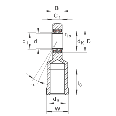 US GIR70-UK-2RS, (j) DIN ISO 12 240-4 ˜(ni)ݼySoɂ(c)ܷ
