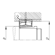 {(dio)ĝLS 22311-E1-K-T41A + AHX2311, (j) DIN 635-2 ˜ʵҪߴ, F׺ж